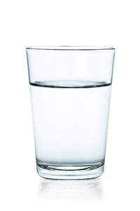 glass of water