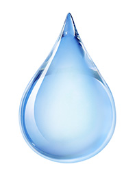 illustration of a drop of water
